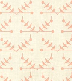 Atomic Trellis Fabric by Ottoline Pink Atomic Trellis Fabric by Ottoline Pink