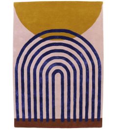 Atrium Rug by Finarte Pink/Gold Atrium Rug by Finarte Pink/Gold