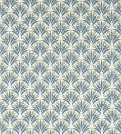 Attingham Fabric by Clarke & Clarke Denim Attingham Fabric by Clarke & Clarke Denim