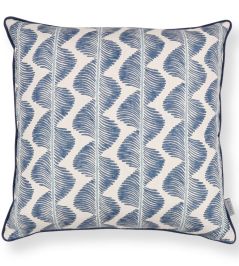 Aubin Cushion 50 x 50cm by Romo Buxton Blue Aubin Cushion 50 x 50cm by Romo Buxton Blue