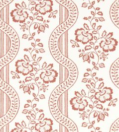 Aubrey Wallpaper by Sanderson Fareham Red Aubrey Wallpaper by Sanderson Fareham Red