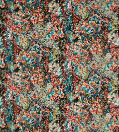 Aubrey Velvet Fabric by Studio G Midnight/Spice Aubrey Velvet Fabric by Studio G Midnight/Spice
