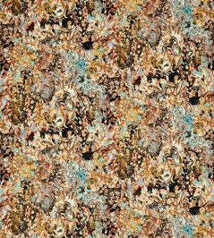 Aubrey Velvet Fabric by Studio G Noir/Mineral Aubrey Velvet Fabric by Studio G Noir/Mineral