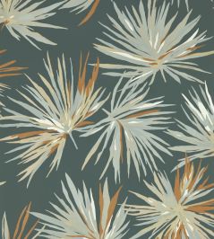 Aucuba Wallpaper by Harlequin Slate Topaz Aucuba Wallpaper by Harlequin Slate Topaz