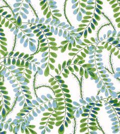 Augusta Wallpaper by Thibaut Blue and Green Augusta Wallpaper by Thibaut Blue and Green
