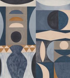Auguste Wallpaper by Casamance Marine Auguste Wallpaper by Casamance Marine