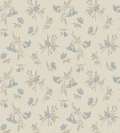 Auguste Wallpaper by Farrow & Ball Light Blue / Bone Auguste Wallpaper by Farrow & Ball Light Blue / Bone