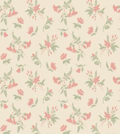Auguste Wallpaper by Farrow & Ball White Tie / Blooth Pink Auguste Wallpaper by Farrow & Ball White Tie / Blooth Pink