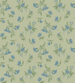 Auguste Wallpaper by Farrow & Ball Yeabridge Green / Stone Blue Auguste Wallpaper by Farrow & Ball Yeabridge Green / Stone Blue