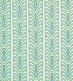 Augustine Ikat Fabric by Schumacher Leaf Augustine Ikat Fabric by Schumacher Leaf