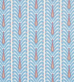 Augustine Ikat Fabric by Schumacher Peacock Augustine Ikat Fabric by Schumacher Peacock