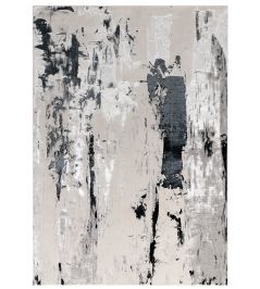 Aurora Glacier Rug by Asiatic Charcoal / Silver Aurora Glacier Rug by Asiatic Charcoal / Silver