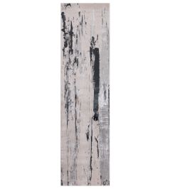 Aurora Glacier Runner Rug by Asiatic Charcoal Aurora Glacier Runner Rug by Asiatic Charcoal