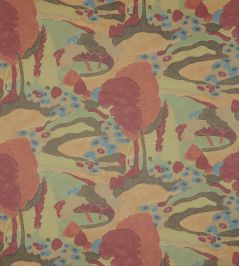 Autumn Landscape Wallpaper by Liberty Lacquer Moss Autumn Landscape Wallpaper by Liberty Lacquer Moss