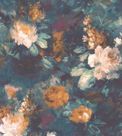 Ava Marika Mural by Woodchip & Magnolia Teal/Orange Ava Marika Mural by Woodchip & Magnolia Teal/Orange
