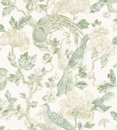 Aviary Wallpaper by Madeaux 07 Seaglass Aviary Wallpaper by Madeaux 07 Seaglass