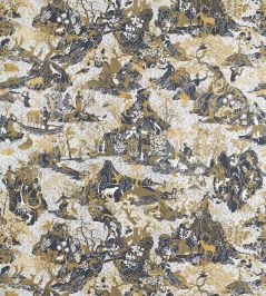 Avalonis Wallpaper by Zoffany Vine Black / Gold Avalonis Wallpaper by Zoffany Vine Black / Gold