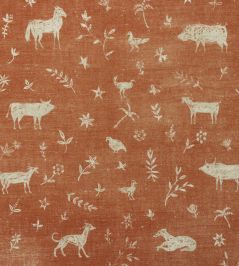 Avebury Fabric by Andrew Martin Brick Avebury Fabric by Andrew Martin Brick