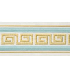 Avenue Tape Trimming by Thibaut Mist and Sunshine Avenue Tape Trimming by Thibaut Mist and Sunshine