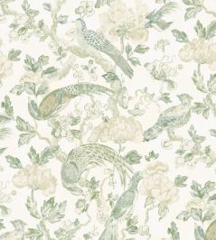 Aviary Fabric by Madeaux 07 Sea Glass Aviary Fabric by Madeaux 07 Sea Glass