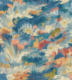 Awaken Wallpaper by Ohpopsi Indigo Blush Awaken Wallpaper by Ohpopsi Indigo Blush