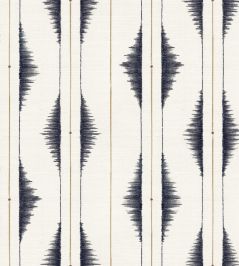 Azilal Embroidery Wallpaper by Coordonne Sky Azilal Embroidery Wallpaper by Coordonne Sky