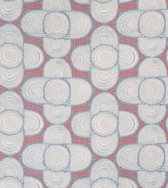 Azteque Fabric by Christopher Farr Cloth Coral Azteque Fabric by Christopher Farr Cloth Coral
