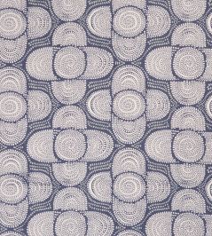 Azteque Fabric by Christopher Farr Cloth Indigo Azteque Fabric by Christopher Farr Cloth Indigo