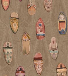 Babouches Wallpaper by Mulberry Home Antique Babouches Wallpaper by Mulberry Home Antique