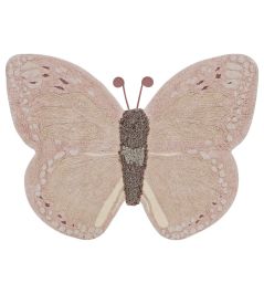 Baby Butterfly Rug by Lorena Canals Rose Baby Butterfly Rug by Lorena Canals Rose