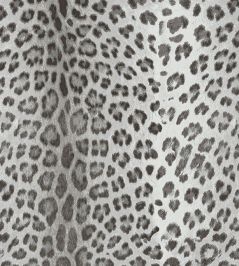 Baby Leopard Fabric by Arley House Granite Baby Leopard Fabric by Arley House Granite
