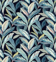 Baby Oasis Fabric by Arley House Indigo Baby Oasis Fabric by Arley House Indigo
