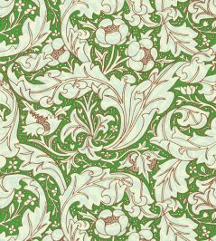 Bachelors Button Wallpaper by Morris & Co Leaf Green/Sky Bachelors Button Wallpaper by Morris & Co Leaf Green/Sky