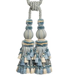 Bagatelle Double Tassel Tieback Trimming by Samuel & Sons Hydrangea Bagatelle Double Tassel Tieback Trimming by Samuel & Sons Hydrangea