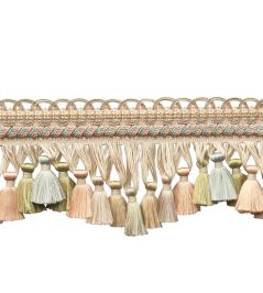 Bagatelle Scalloped Tassel Fringe Trimming by Samuel & Sons Bloom Bagatelle Scalloped Tassel Fringe Trimming by Samuel & Sons Bloom