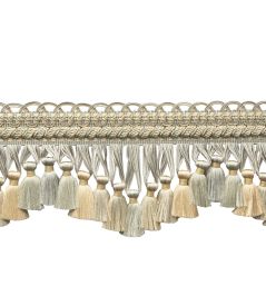 Bagatelle Scalloped Tassel Fringe Trimming by Samuel & Sons Dewdrop Bagatelle Scalloped Tassel Fringe Trimming by Samuel & Sons Dewdrop