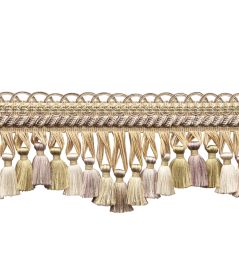 Bagatelle Scalloped Tassel Fringe Trimming by Samuel & Sons Wisteria Bagatelle Scalloped Tassel Fringe Trimming by Samuel & Sons Wisteria
