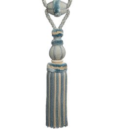Bagatelle Single Tassel Tieback Trimming by Samuel & Sons Hydrangea Bagatelle Single Tassel Tieback Trimming by Samuel & Sons Hydrangea