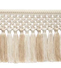Bagatelle Tassel Skirt Fringe Trimming by Samuel & Sons Gardenia Bagatelle Tassel Skirt Fringe Trimming by Samuel & Sons Gardenia