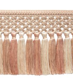 Bagatelle Tassel Skirt Fringe Trimming by Samuel & Sons Petal Bagatelle Tassel Skirt Fringe Trimming by Samuel & Sons Petal