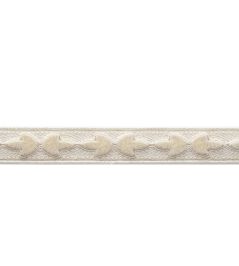 Bagatelle Velvet Border Trimming by Samuel & Sons Gardenia Bagatelle Velvet Border Trimming by Samuel & Sons Gardenia