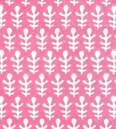 Bagru Fabric by Molly Mahon Pink Bagru Fabric by Molly Mahon Pink