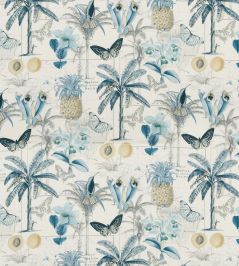 Orinoco Fabric by Baker Lifestyle Blue Orinoco Fabric by Baker Lifestyle Blue