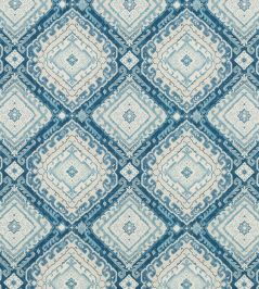 Rozel Fabric by Baker Lifestyle Indigo Rozel Fabric by Baker Lifestyle Indigo