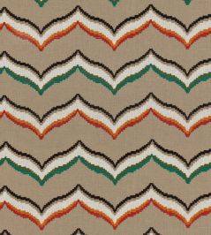 Sombrero Fabric by Baker Lifestyle Emerald/Spice Sombrero Fabric by Baker Lifestyle Emerald/Spice