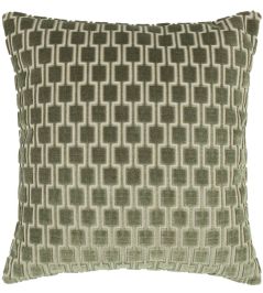 Bakerloo Cushion 50 x 50cm by Kirkby Design Celadon Bakerloo Cushion 50 x 50cm by Kirkby Design Celadon