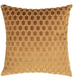 Bakerloo Cushion 50 x 50cm by Kirkby Design Ochre Bakerloo Cushion 50 x 50cm by Kirkby Design Ochre