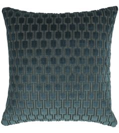 Bakerloo Cushion 50 x 50cm by Kirkby Design Petrol Bakerloo Cushion 50 x 50cm by Kirkby Design Petrol