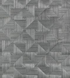 Bali Weave Wallpaper by Thibaut Black Bali Weave Wallpaper by Thibaut Black