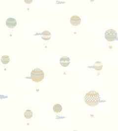 Balloon Adventure Wallpaper by Caselio Beige Balloon Adventure Wallpaper by Caselio Beige
